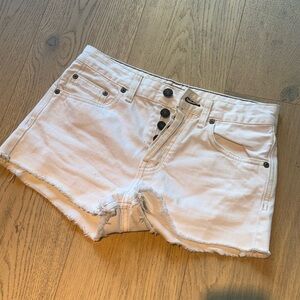Free people white shorts